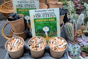 Alla FiorIsteria di Genova arriva #Riciccami, per trasformare i mozziconi in giacconi e peluche