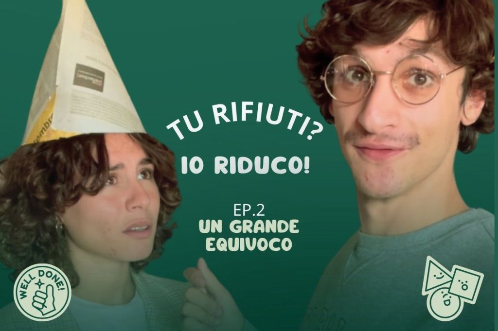 Emma&Jack sulla copertina del secondo episodio di Tu rifiuti? Io riduco!